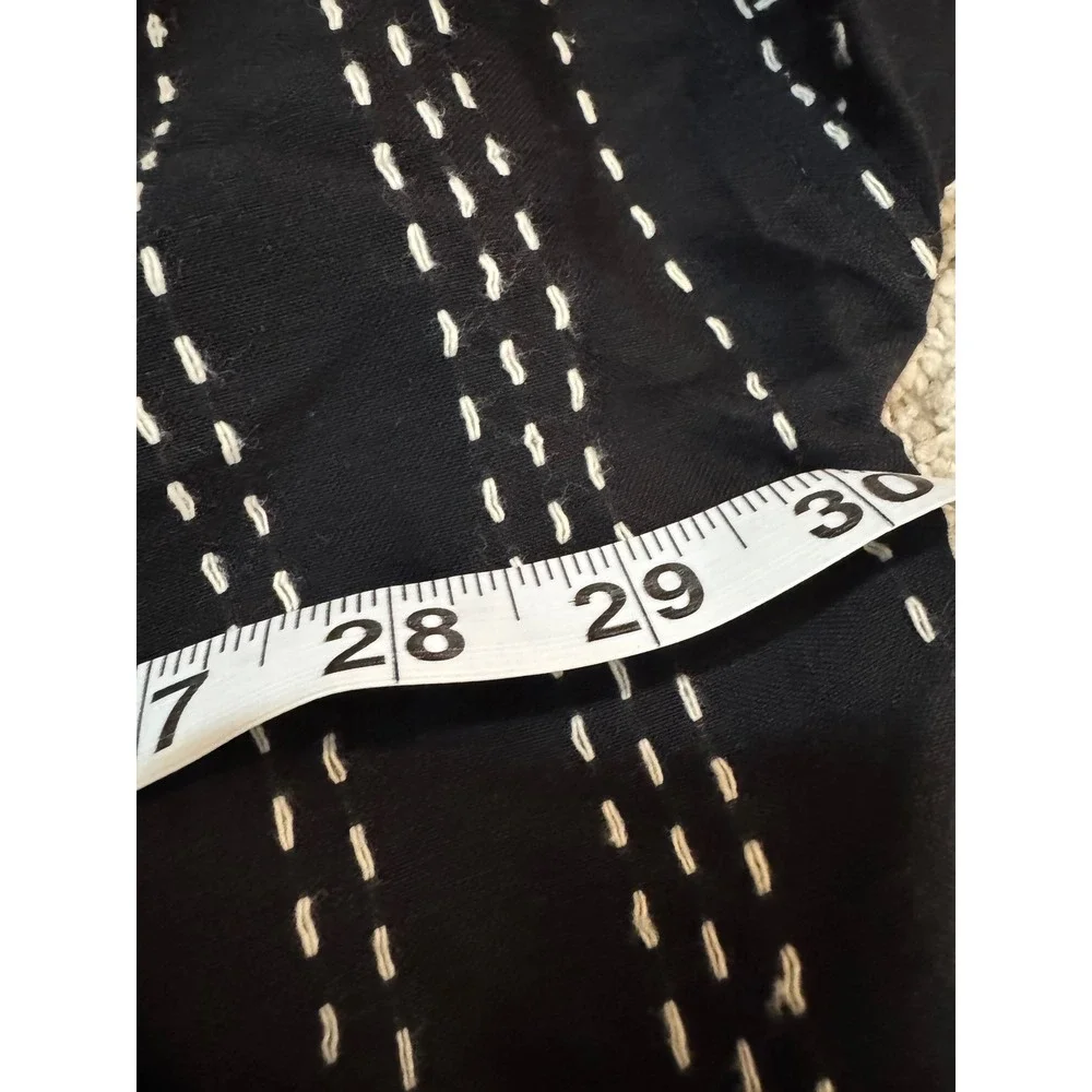 Pure Jill Women's Striped Black & White Open Front Cardigan Jacket X-3X - Picture 6 of 6